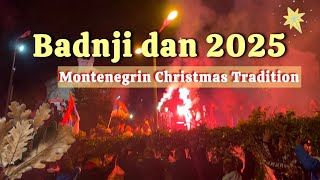 Badnjak Ceremony. Unique Montenegrin Christmas Ritual