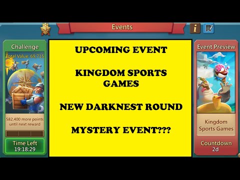 Lords Mobile – KINGDOM SPORTS GAMES – Próximo gran evento de dos semanas – ¡EVENTO MISTERIOSO!