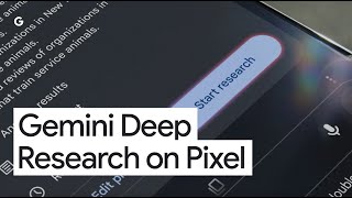 Turbocharge Your Search | Gemini Deep Research on Pixel