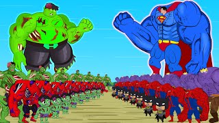 Evolution of HULK: Exploring Superman's Evolutionary Power vs. Team HULK - Will Who Win? EXTINCTION