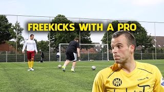 Some freekicks with a dutch pro footballer ( Anco Jansen )