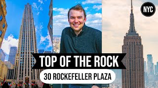 Top of the Rock - New York's Best Observatory? Amazing Views + Exploring 30 Rockefeller Plaza