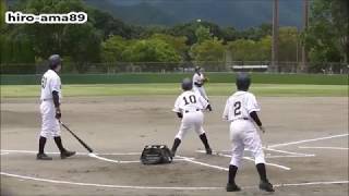 《中学硬式》　安芸ボーイズ　【シートノック】　20190907