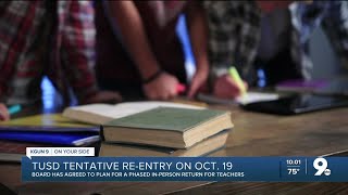 TUSD tentative re-entry on Oct. 19