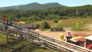 Fun at The Coaster at Goats on the Roof, Alpine Coaster Pigeon Forge TN