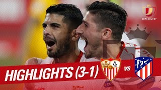 Resumen de Sevilla FC vs Atlético de Madrid (3-1)
