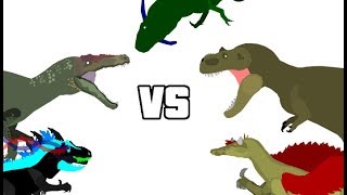 DBP Episode 16: Baryonyx Vs Albertosaurus (Collaboration With SpinoBeast330 And Jake The Dog TM)