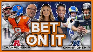 PLAYOFFS?! | NFL Championship Sunday Predictions, Barking Dogs & Best Bets | Bet On It