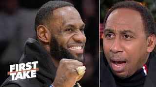 Stephen A. is annoyed by the idea of the Lakers load managing LeBron | First Take