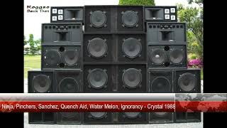 Ninjaman, Pinchers, Sanchez, Quench Aid, Jr Demus, Water Melon, Ignorancy   Crystal 1988