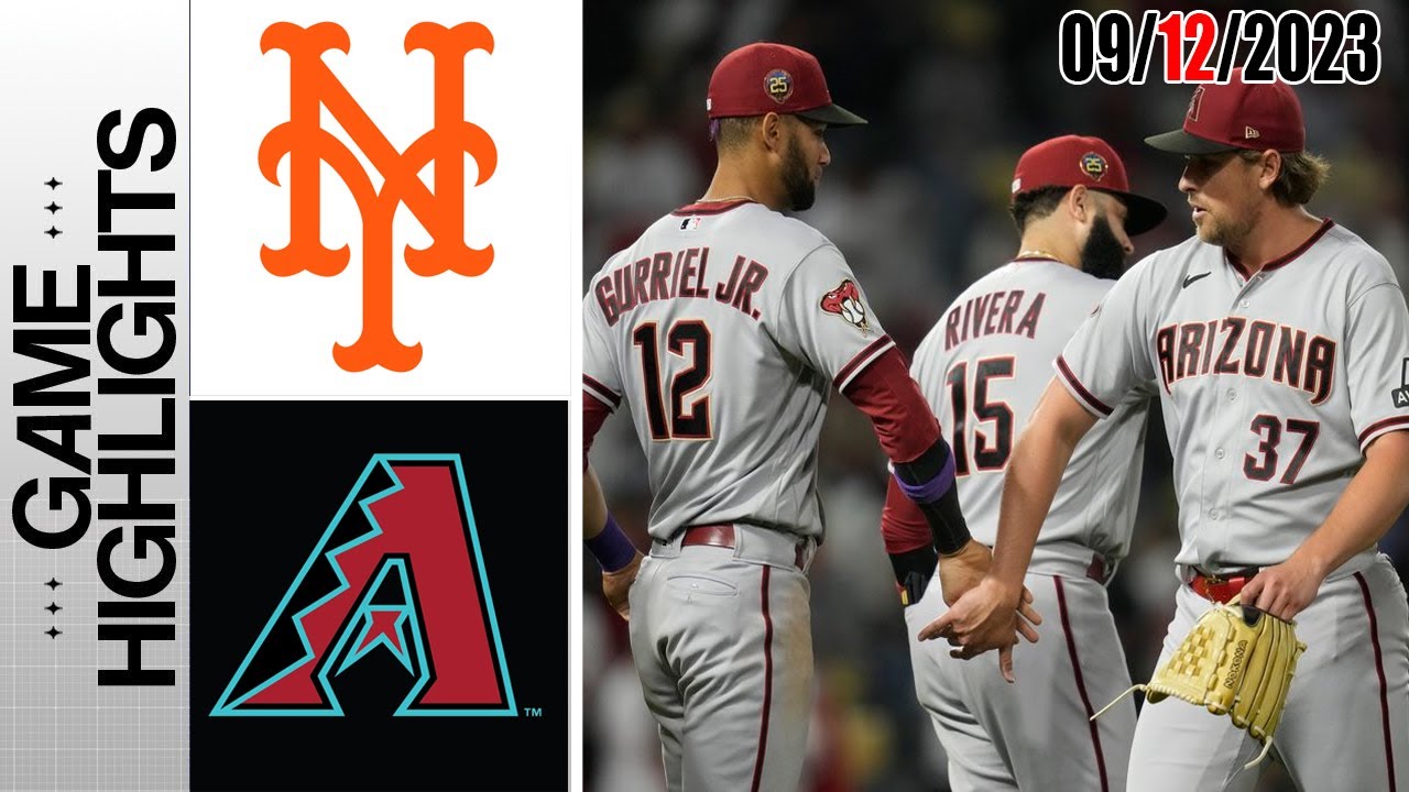 New York Mets Vs Arizona Diamondbacks HIGHLIGHTS GAME [TODAY] September ...