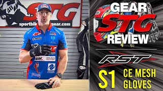 RST S-1 CE Mesh Gloves Review from SportbikeTrackGear.com