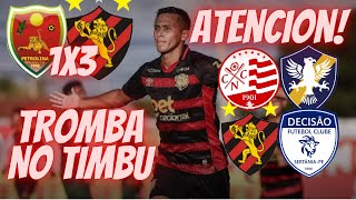 🦁🔥SPORT VENCE FÁCIL O PETROLINA !😂NÁUTICO TOMOU TROMBA ! PERNAMBUCANO : SANTA CRUZ LÍDER