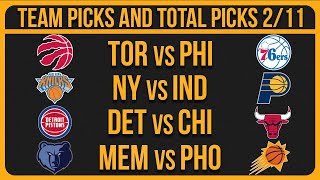 NBA Picks Today 2/11/25 NBA Picks and Predictions NBA Bets Today