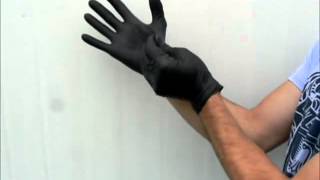 GUANTES DE NITRILO NEGRO IDEAL PARA MECANICA  E INDUSTRIA