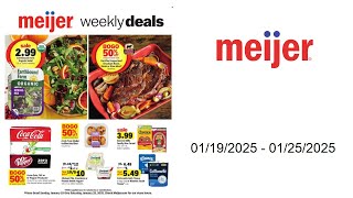 Meijer Weekly Ad  - 01/19/2025 - 01/25/2025