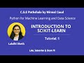 Introduction to Scikit-learn: Tutorial 1