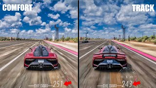 Forza Horizon 5 - Mercedes AMG-One Track vs Comfort mode