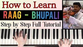 Raag Bhupali | How to Sing n Play राग भुपाली on Casio/Piano | Tutorial 18 | learn classical music |