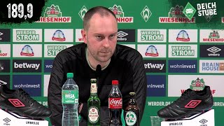 Vor Werder Bremen gegen den Karlsruher SC: Highlights der Pressekonferenz in 189,9 Sekunden