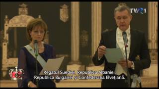 Seara Corpului Diplomatic la Palatul Regal