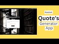 Build a Random Quote Generator | HTML | CSS | JavaScript | Tutorial for Beginners.