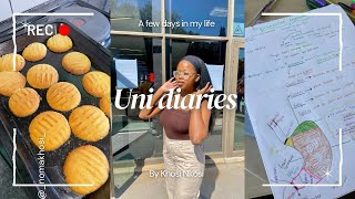 UNI VLOG: Few days in my life: Studying, Baking, Laundry, Clinicals etc