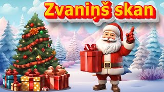 Zvaniņš skan | Jingle Bells in Latvian | ziemassvētku dziesmas bērniem |  Bērnu dziesmas