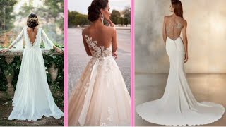 VESTIDOS de NOVIA con ESCOTE en la ESPALDA que parecen sacados de un cuento de hadas