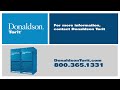 donaldson® downflo® workstation cartridge dust collectors capturing dust