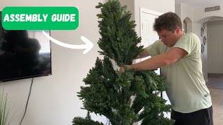 How to Assembly Your Somikis 6.5 ft Pre-Lit Artificial Christmas Tree