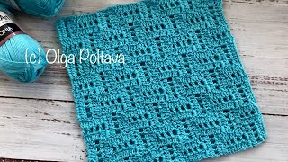 How to Crochet Modern Patchwork Corner to Corner Stitch. Crochet Video Tutorial