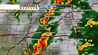 Timeline of radar shows when, where severe weather, storms will hit in Tulsa and all of Oklahoma