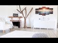 Living Room Decor | IKEA Storage | Potted Plants