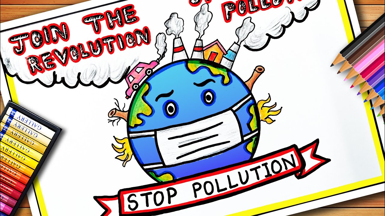 Environment Day Poster Air Pollution Poster Or Air Pollution Drawing
