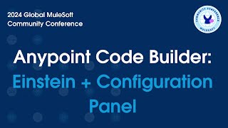 Anypoint Code Builder: Einstein + Configuration Panel