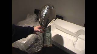 UNBOXING REPLICA VINCE LOMBARDI TROPHY 23012017