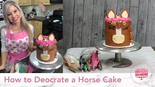 How to Decorate a Horse Cake