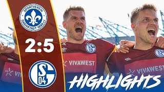 BÜLTER und TERODDE mit 5-Tore-Show | Highlights | SV Darmstadt 98 - FC Schalke 04 2:5