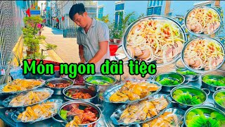 Món ăn ngon đãi tiệc quá hấp dẫn tại tân phú Bắp bò hấp \u0026 Giò Heo Hầm thuốc Bắc ,Cá hấp cải Bẹ xanh