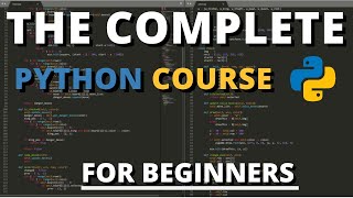 The Complete Python Course For Beginners