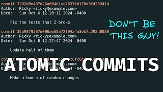 What Makes a Commit? Understanding Atomic Commits