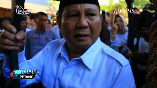 Ditanya Soal Persiapan Pilpres, Prabowo: Lihat Nanti Ya