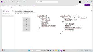 Sort Stack Using Recursion | Easiest Explanation Ever