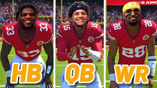 I made a Full Team of QB's in Madden!