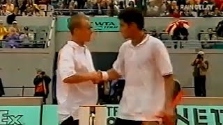 Lleyton Hewitt vs Andre Sa 2002 Roland Garros R1 Highlights