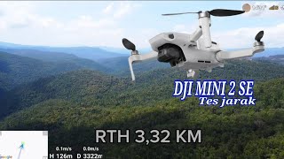 Tes jarak  terbang dji mini 2 se Maksimal berapa Kilo di area pegunungan dan lembah??