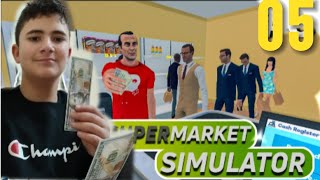 Կասայի աշխատող բերեցի🤩SUPERMARKET SIMULIATOR #5