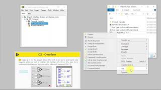 LabVIEW #6.2 - Data Type, Boolean and Numeric (Challenges)