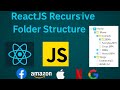 Folder Structure in ReactJs | ReactJs Machine Coding Interview Questions